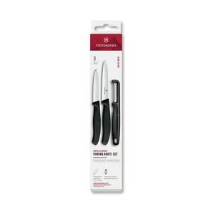 Victorinox - SWISS CLASSIC 3 db-os fekete konyhai késkészlet hámozóval 6.7113.33 kép
