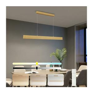 BRILAGI - Dimmelhető LED kábeles csillár SLIMLINE LED/40W/230V 3000-6000K tölgy dekor + távirányító BRI362 kép
