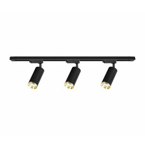 Sínes rendszerű MICA spotlámpa 3xGU10/10W/230V fekete/arany ML2104 kép