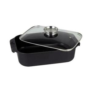 UTC TORO 6, 5 l-es fedeles sütőedény 34, 5x10x24, 5 cm fekete 270388 kép