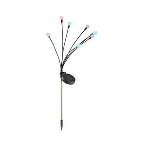 LED RGB napelemes lámpa FIORINI 8xLED/1, 2V 600 mAh IP44 fekete 325556 kép
