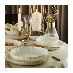 27 részes étkészlet fehér/arany/porcelán 719KTP9867 kép