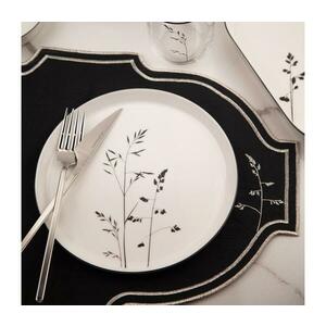 27 darabos étkészlet, fehér/fekete/porcelán 710KTP9745 kép
