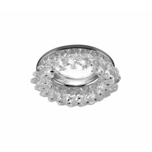 Luxera Emithor - Beépíthető lámpa 1xGU10/50W króm/kristály kép