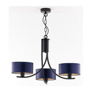 Jupiter 2099 - láncos csillár ARTHUR 3xE27/15W/230V kék/fekete 2099 kép