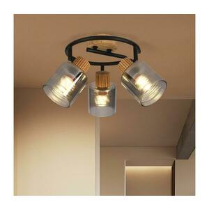 Brilagi - HYGGE spotlámpa 3xE14/15W/230V fa/füstszínű BRI401 kép