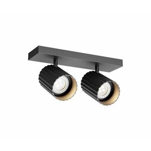 Redo 01-3403 - DELPHI spotlámpa 2xGU10/7W/230V fekete 01-3403 kép