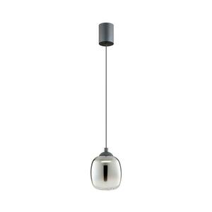 Redo 01-3486 - KHADI LED zsinóros csillár, 6W/230V, CRI90, átm. 12 cm, fekete/füstszínű 01-3486 kép