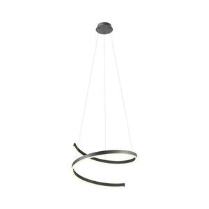 Redo 01-4015 - LED fényerőszabályozható kábelre függesztett csillár SCROLL LED/38W/230V fekete 01-4015 kép