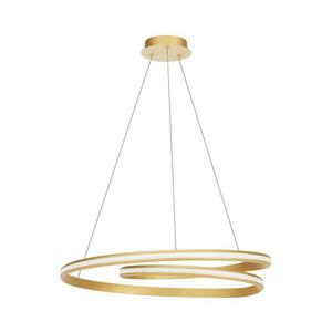 Redo 01-4364 - LED dimmelhető, kábellel függesztett TORSION csillár LED/60W/230V aranyszínű 01-4364 kép