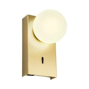 Redo 01-4657 - LED fali lámpa NORMA LED/5W/230V CRI 90 USB arany 01-4657 kép