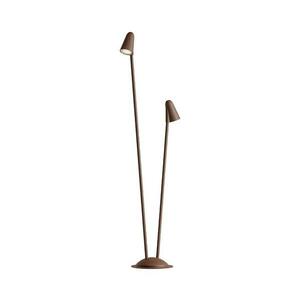 Redo 90712 - NIVALIS LED kültéri lámpa 2xLED/6, 9W/230V 110 cm IP65 barna 90712 kép