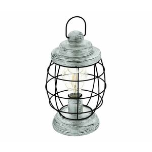 Eglo 79436 - Asztali lámpa BAMPTON 1xE27/60W/230V ezüstszínű 79436 kép