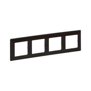 Legrand 754174 - VALENA LIFE 4P kapcsolókhoz való keret, sötét fa 754174 kép