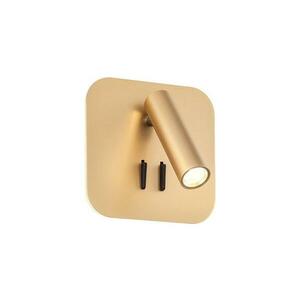 Redo 01-2977 - LED fali lámpatest QUDA LED/6W/230V + LED/3W CRI 90 arany 01-2977 kép