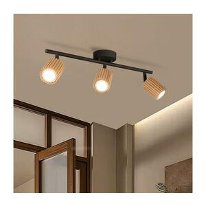 BRILAGI - Spotlámpa MODERN WOOD 3xGU10/8W/230V fa/fekete BRI374 kép