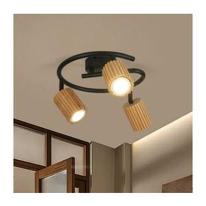 BRILAGI - MODERN WOOD spotlámpa 3xGU10/8W/230V fa/fekete BRI375 kép