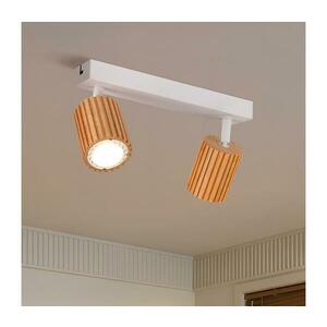 BRILAGI - MODERN WOOD spotlámpa 2xGU10/8W/230V fa/fehér BRI385 kép