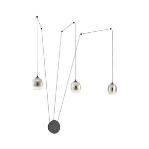 Redo 01-3485 -LED Dimmelhető fali lámpa KHADI 3xLED/5, 5W/230V fekete/füstszínű 01-3485 kép