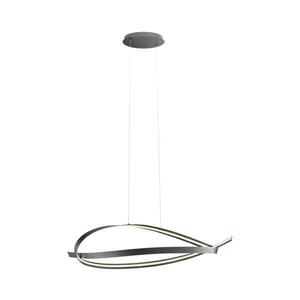 Redo 01-3617 - LED dimmelhető kábelre szerelt függeszték IMPULS LED/38W/230V fekete 01-3617 kép