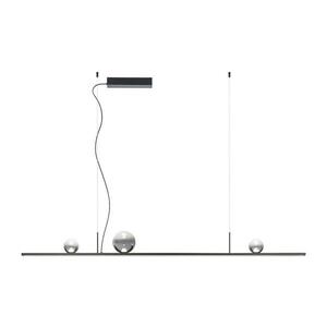 Redo 01-4302 - LED dimmelhető zsinóros csillár DUNE LED/48W/230V fekete/füstszínű 01-4302 kép