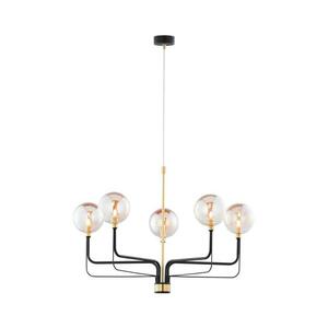 Jupiter 1886 - Kábelre függesztett csillár ERIS 5xG9/14W/230V arany/fekete/füstös bézs 1886 kép