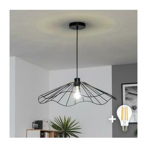 BRILAGI - CERIA WIRE LED csillár huzalon, 1x E27/40W/230V, átmérő 60 cm, fekete BG3987+EG300156 kép