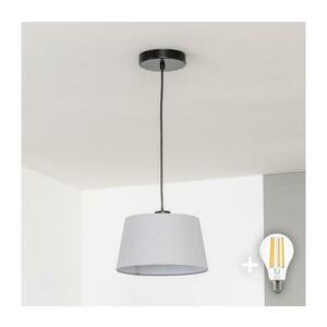 Brilagi - LED csillár kábellel CERIA 1xE27/40W/230V Ø25 cm szürke BG3987+EG781033 kép