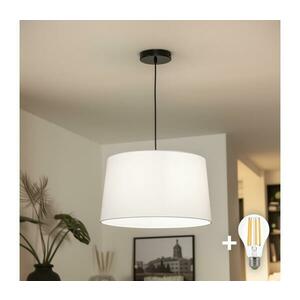 Brilagi - LED csillár zsinóron CERIA 1xE27/40W/230V Ø 45 cm fehér BG3987+EG781041 kép