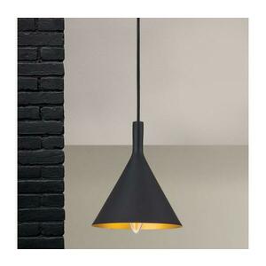 Orion - GUNDA kábeles függőlámpa 1xE14/40W/230V átm. 16, 5 cm fekete/arany HL 6-1627 schwarz-gold kép
