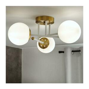 Brilagi - Ráépített csillár MALIVA 3xE14/15W/230V arany/fehér LM-3.220/BIAŁY/ZŁOTY kép