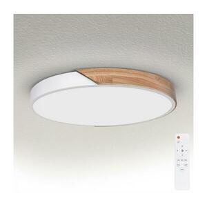 Brilagi - LED dimmelhető lámpatest PILANA LED/60W/230V tölgy/fehér átm. 60 cm + távirányító WO800-OEM25-60 kép