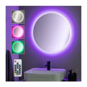 BRILAGI-LED RGBW dimmelhető, fűtött tükör háttérvilágítással CLARA PRO 19W/230V átmérő 60 cm IP44 + távirányító FG-GM1108-19W-RGB2 kép