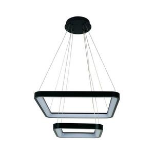 Brilagi - Fényerőszabályozható kábeles függeszték FALCON SLIM LED/78W/230V 50x50 cm fekete + távirányító BRDX1331-2/CR kép