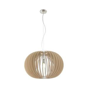 Eglo 95042 - STELLATO kábellel függesztett csillár, 1xE27/60W/230V, átm. 70 cm, bézs 95042 kép