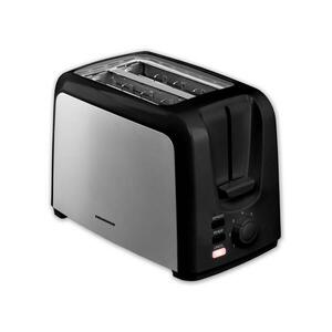 Heinner HTP-700BKSS - 2 szeletes kenyérpirító 700W/230V fekete/matt króm HTP-700BKSS kép