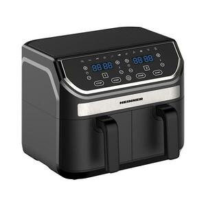 Heinner HAF-KDB1700BK - Duális forrólevegős fritőz 8, 5 l 1700W/230V fekete HAF-KDB1700BK kép