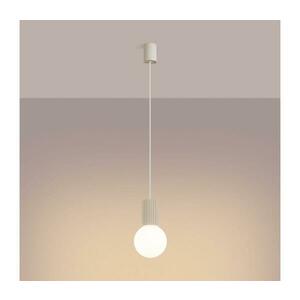 SL.1719 - Csillár zsinóron HALO 1xG9/8W/230V átm. 12 cm krémes SL.1719 kép