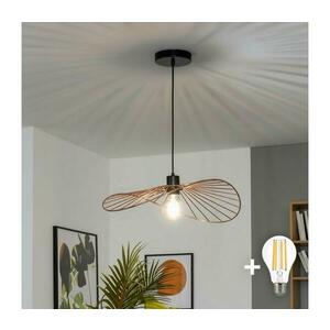 BRILAGI - LED csillár kábelre függesztett CERIA WIRE 1xE27/40W/230V 40x56 cm bronz BG3987+EG300151 kép