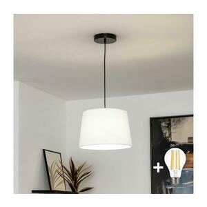 BRILAGI - LED zsinóros függeszték CERIA 1xE27/40W/230V Ø 30 cm fehér BG3987+EG781035 kép