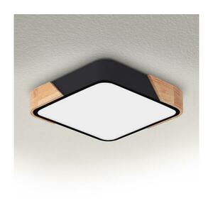 BRILAGI - LED mennyezeti lámpa PILANA LED/24W/230V tölgy/fekete 32x32 cm WO800-OEM26-30 kép