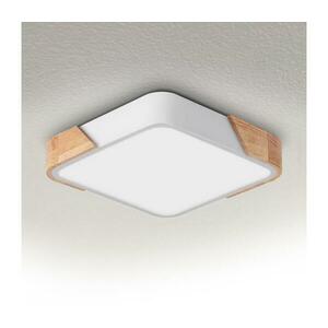BRILAGI - LED mennyezeti lámpa PILANA LED/24W/230V tölgy/fehér 32x32 cm WO800-OEM27-30 kép