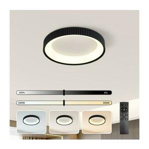 BRILAGI - FALCON MODERN LED dimmelhető mennyezeti lámpatest LED/30W/230V 40 cm fekete +távirányító BRI499 kép