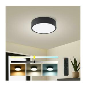 Brilagi - LED dimmelhető lámpatest POOL LED/18W/230V 3000-6000K 20 cm fekete + távirányító BRI542 kép