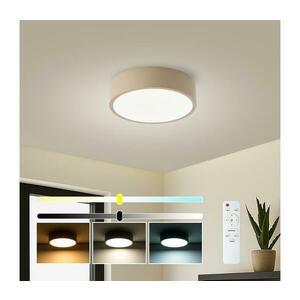 Brilagi - LED dimmelhető POOL LED/18W/230V 3000-6000K 20 cm bézs + távirányító BRI544 kép
