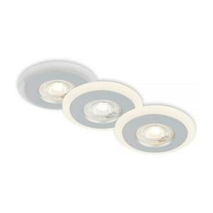 Briloner 7039034-SZETT 3xLED Fürdőszobai beépíthető mennyezeti lámpatest 3xLED/5W/230V IP44 matt króm 7039034 kép