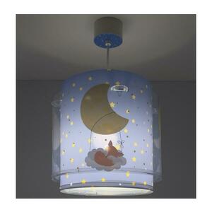 Dalber 76632 - Gyerekcsillár MOON DREAMS 1xE27/15W/230V kék 76632M kép