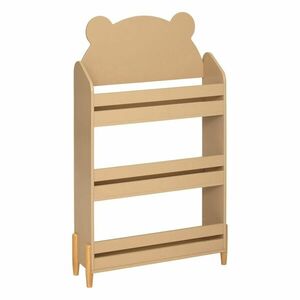 Gyerek könyvespolc, maci alakú, fa, bézs - NOUNOURS - Butopêa kép