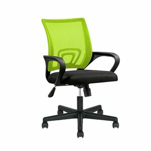Karfás irodai forgószék több színben-zöld kép