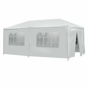 Party sátor fehér színben, 3 méretben-3x6 méteres kép